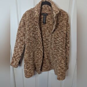 Banana Republic Women's Open Front Wool Blend Chunky Cardigan Sweater Size Small